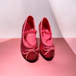 Chasing Fireflies Glittery Pink Dress Shoes